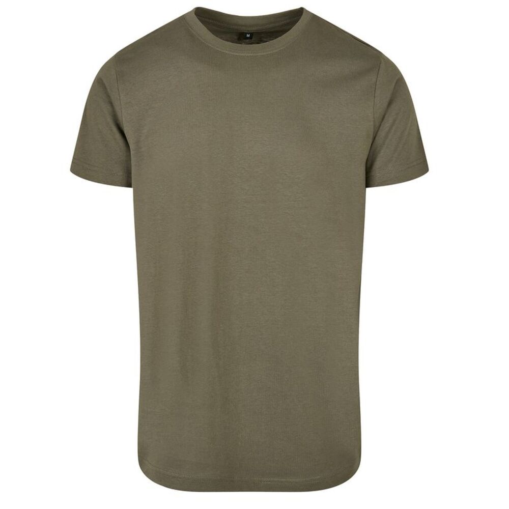 Build Your Brand Mens Basic Round Neck / Olive
